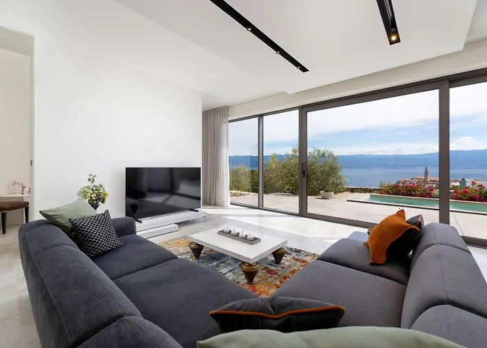 Maslina With Panoramic Sea View Villa