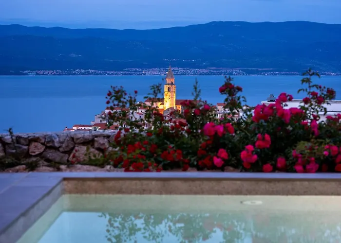 Maslina With Panoramic Sea View Vrbnik (Primorje-Gorski Kotar)